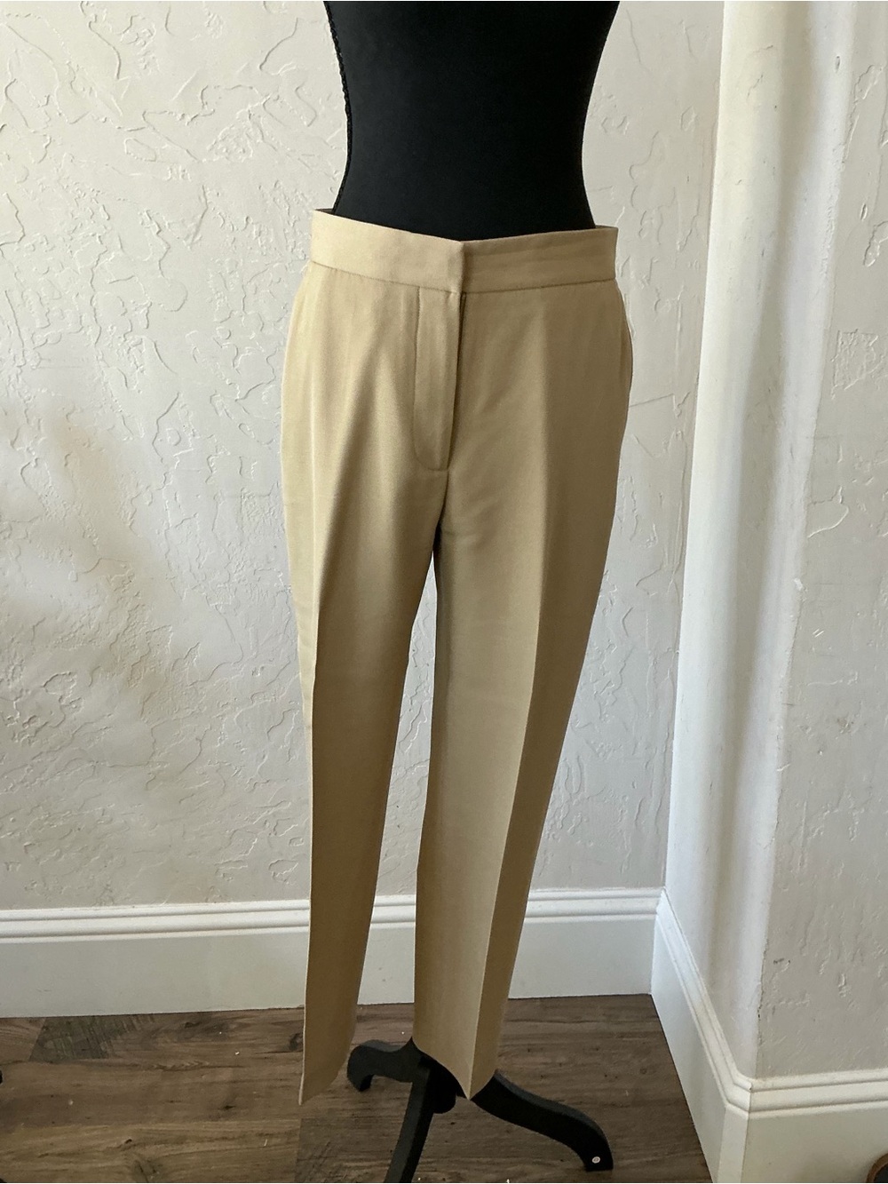 Burberry Tan Tailored Women's Trousers